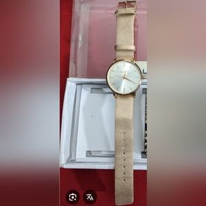 Aldo Gold Minimalist Watch Sleek Design